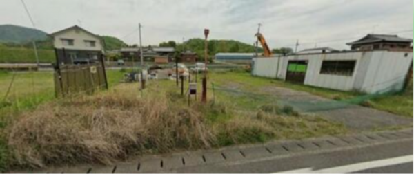 三豊市高瀬町新名、土地の外観画像です