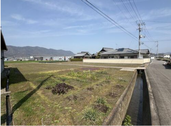 三豊市豊中町笠田竹田、土地の外観画像です