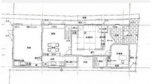 三豊市詫間町松崎、中古一戸建ての間取り画像です