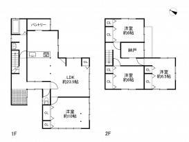 中古戸建て 松本市村井町北2丁目 6DK