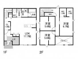 新築戸建て 松本市惣社 3LDK