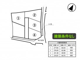 売地 千曲市新田長土部 