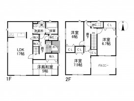 新築戸建て 松本市岡田下岡田 4LDK