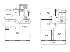 新築戸建て 上田市古里 3LDK（洋 9･5.5･5.5）