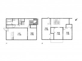 中古戸建て 伊那市山寺 4LDK