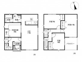 新築戸建て 塩尻市広丘堅石 4LDK