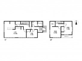 中古戸建て 岡谷市長地権現町1丁目 3LDK＋WIC