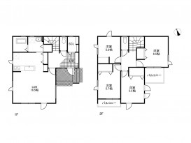 新築戸建て 松本市女鳥羽2丁目 4LDK