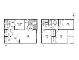 新築戸建て 長野市稲里1丁目 4LDK+テレワークルーム