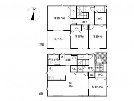 新築戸建て 長野市松代町松代 4LDK+WIC