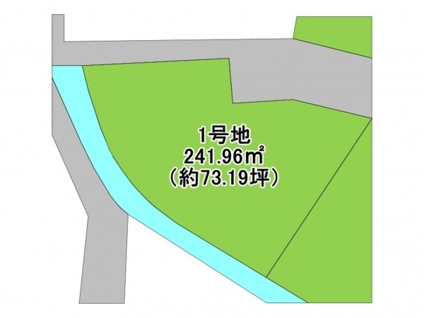 佐賀市大和町、土地の間取り画像です