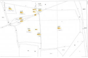 佐賀市兵庫町、土地の間取り画像です