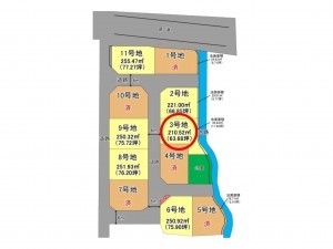 佐賀市大和町、土地の間取り画像です