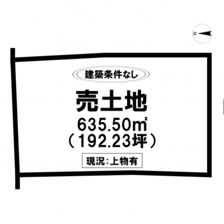 佐賀市大和町、土地の間取り画像です