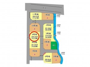佐賀市大和町、土地の間取り画像です