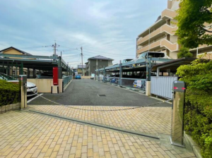 佐賀市鍋島、中古マンションの駐車場画像です