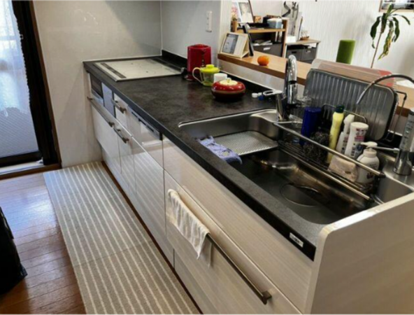 佐賀市神野西、中古マンションのキッチン画像です