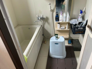 佐賀市鍋島、中古マンションの風呂画像です