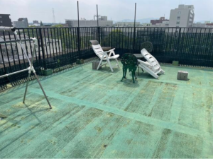 佐賀市鍋島、中古マンションのバルコニー画像です