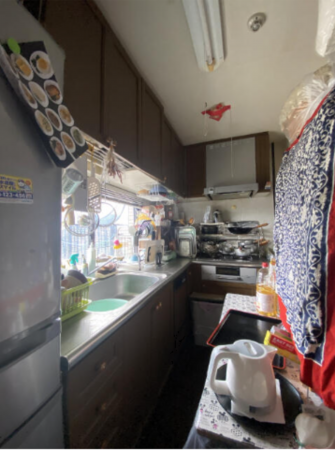 佐賀市鍋島、中古マンションのキッチン画像です