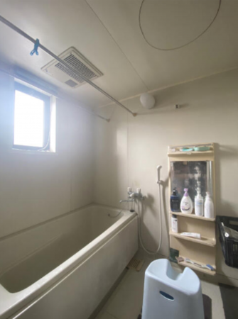 佐賀市鍋島、中古マンションの風呂画像です