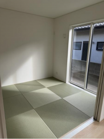 佐賀市高木瀬西、新築一戸建ての居間画像です