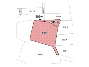 佐賀市大和町、土地の間取り画像です