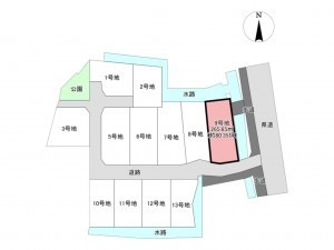 佐賀市大和町、土地の間取り画像です