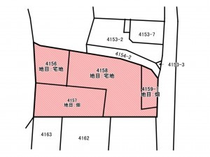 佐賀市久保泉町、土地の間取り画像です