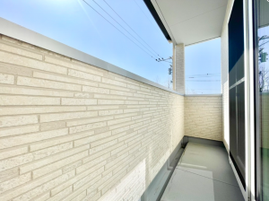 佐賀市大和町、新築一戸建てのバルコニー画像です
