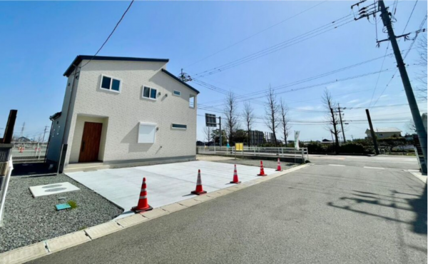 佐賀市大和町、新築一戸建ての外観画像です