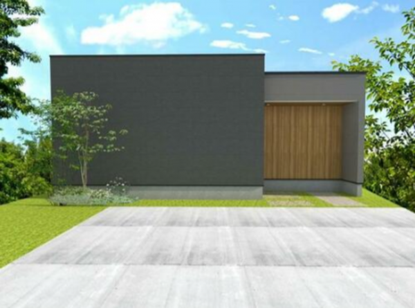 佐賀市大和町、新築一戸建ての完成予想図（外観）画像です