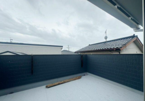 佐賀市鍋島町、新築一戸建てのバルコニー画像です