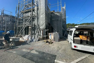 佐賀市大和町、新築一戸建ての外観画像です