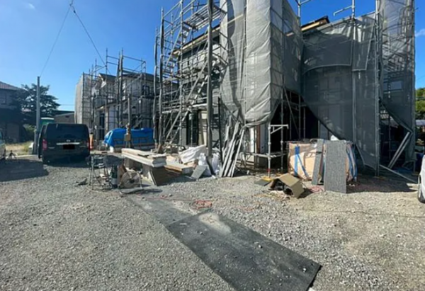 佐賀市大和町、新築一戸建ての外観画像です