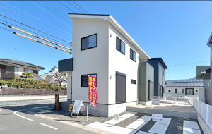 佐賀市高木瀬東、新築一戸建ての外観画像です