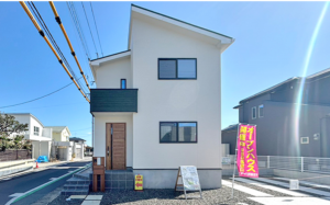 佐賀市高木瀬東、新築一戸建ての外観画像です