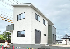 佐賀市高木瀬東、新築一戸建ての外観画像です