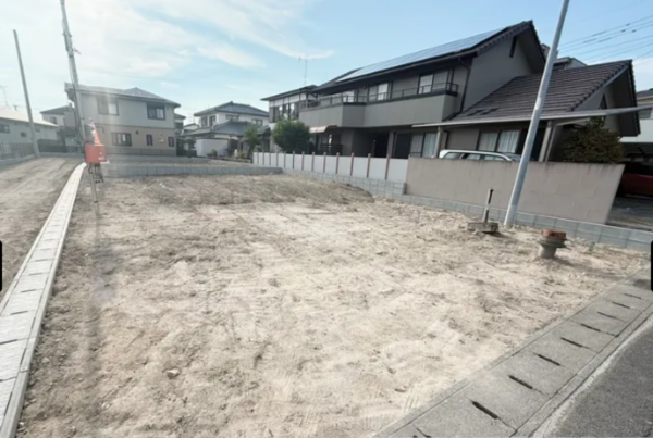 佐賀市神野西、新築一戸建ての外観画像です