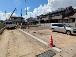 佐賀市神野西、新築一戸建ての外観画像です