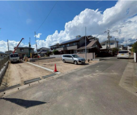 佐賀市神野西、新築一戸建ての外観画像です