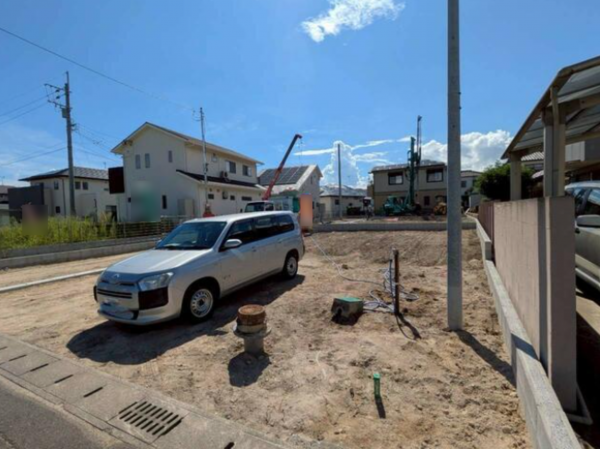 佐賀市神野西、新築一戸建ての外観画像です