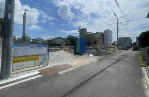 佐賀市神野西、新築一戸建ての外観画像です