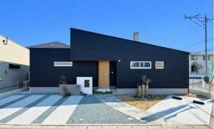 佐賀市八戸溝、新築一戸建ての外観画像です