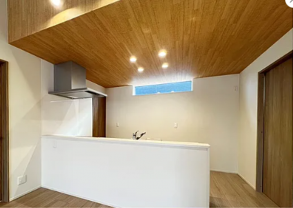 佐賀市久保泉町、新築一戸建てのキッチン画像です