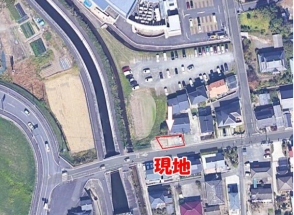 佐賀市大和町、土地の地図画像です