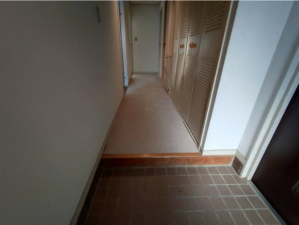 佐賀市神野東、中古マンションの玄関画像です