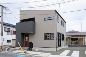 佐賀市八戸溝、新築一戸建ての外観画像です