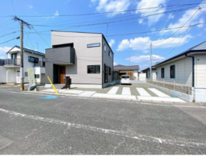 佐賀市八戸溝、新築一戸建ての外観画像です