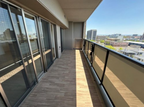 佐賀市新中町、中古マンションのバルコニー画像です